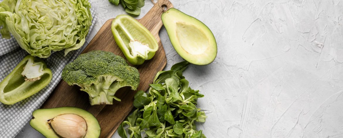 various green veggies avocado various green veggies avocado